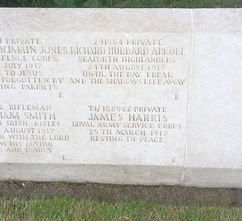 © Iain Finch: Licensor: Iain Finch Richard Hubbard Arroll Memorial Hampstead Cemetery